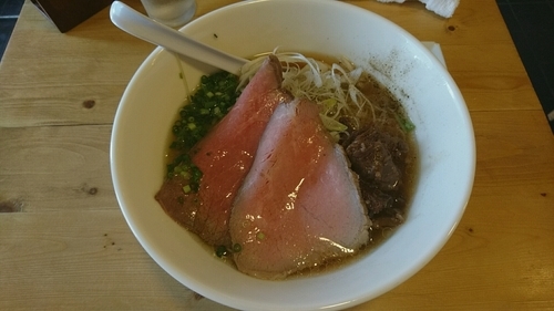 「特製牛骨麺_1000円」@麺屋 西川の写真