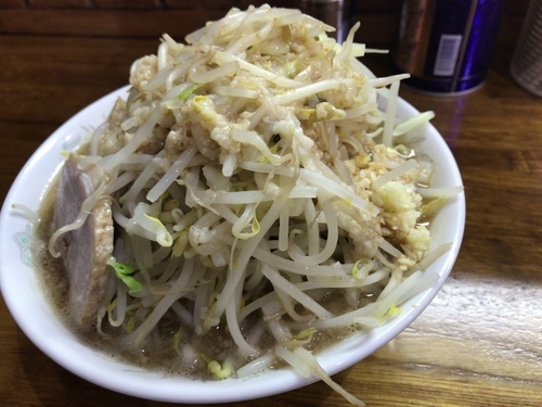 「普通ラーメン 250g ヤサイニンニクアブラカラメ」@らーめん松信の写真