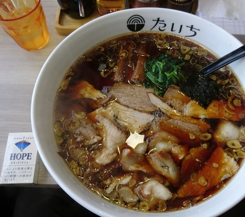 「正油チャーシュー大盛900」@ラーメン たいちの写真