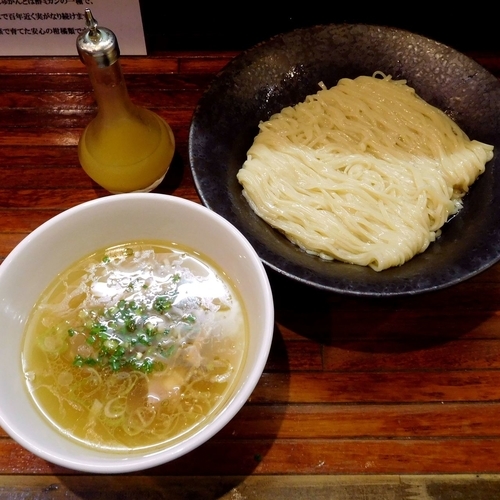「しおつけ麺（900円）」@町田汁場 しおらーめん進化 町田駅前店の写真