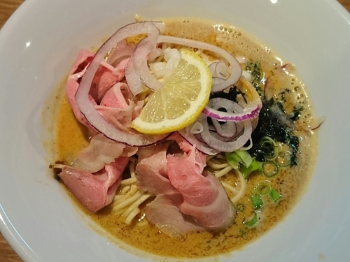 「鮟肝煮干そば ￥850」@中華そば 先崎の写真