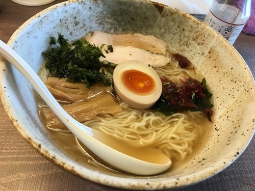 「限定 金目鯛の冷製 750円 鮭とイクラの冷製飯 250円」@東大和ラーメン大冬樹Season2の写真