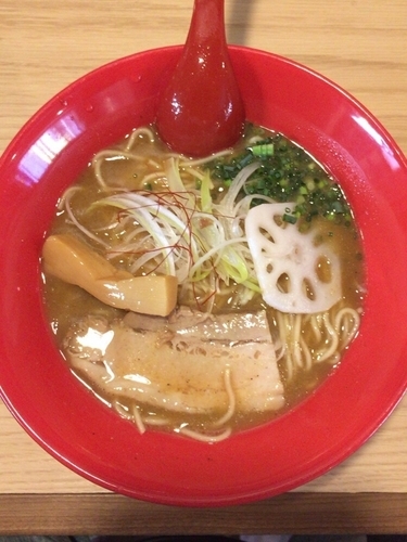 「濃厚 海老鶏白湯」@鶏白湯ラーメン専門店 鶏一心の写真