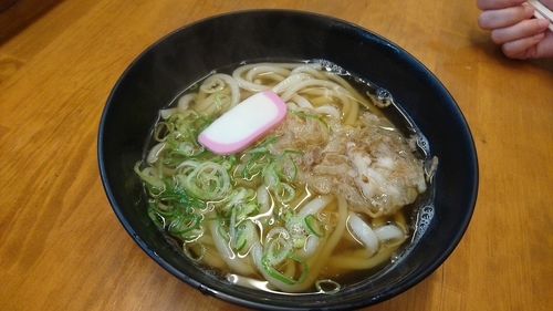 「かすうどん 450円」@あぶらやの写真