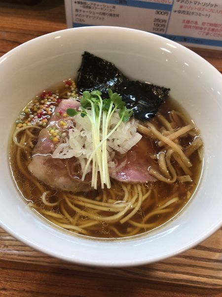 「アメオトソバ（醤油）750円」@アメノオトの写真
