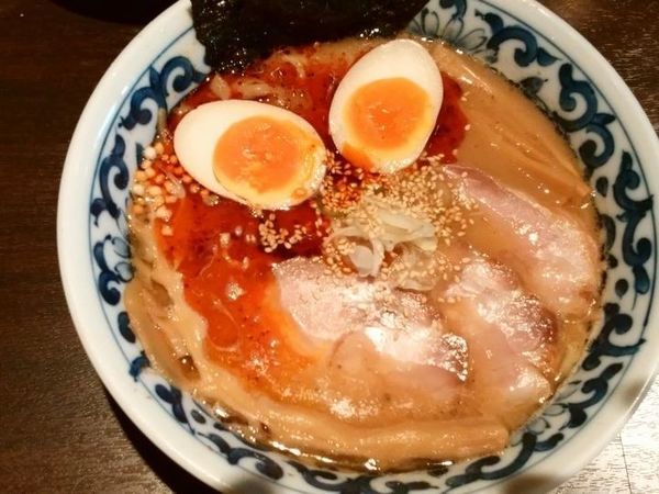 「特製辛旨濃厚らー麺」@九段 斑鳩 市ヶ谷本店の写真