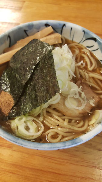「ラーメン中盛」@自家製麺 然の写真