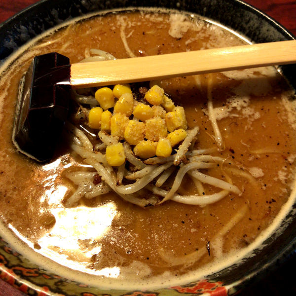 「みそラーメン　700円」@おたふく食堂の写真