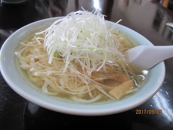 「ネギラーメン６８０円」@手打ちラーメン 俵屋の写真