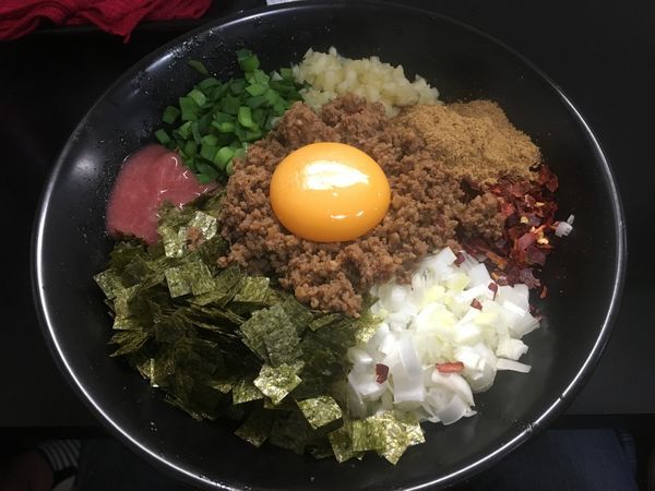 「（限定）台湾まぜそば」@自家製麺SHINの写真