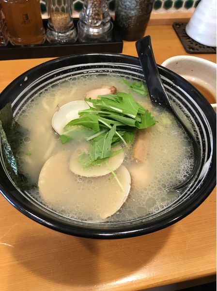 「貝出汁麺」@鮮魚鶏出汁麺 沢むらの写真