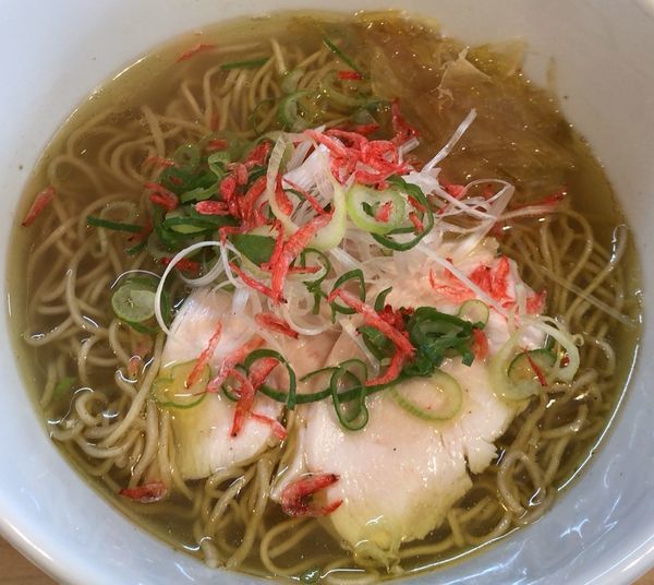 「海薫るそば 塩 Mの糸(750円)」@麺屋Mの写真