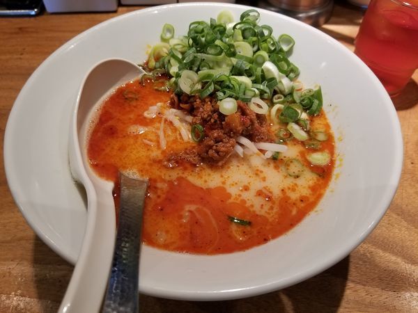 「一風堂からか麺　ねぎトッピング」@博多一風堂 松本店の写真