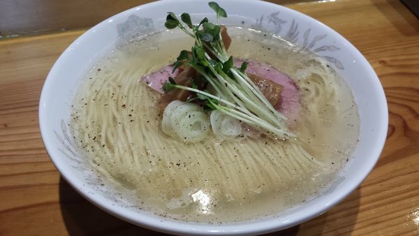 「塩そば650円」@麺屋 坂本01の写真