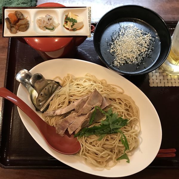 「レモン塩つけ麺 冷」@一酵やの写真