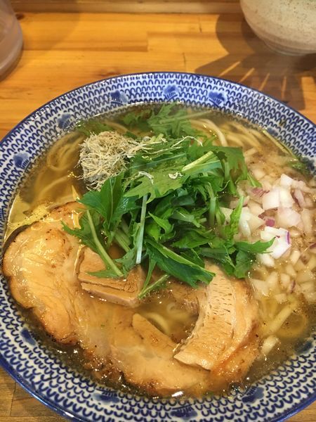 「飛魚濃いめそば¥880（税込）」@必死のパッチ製麺所の写真