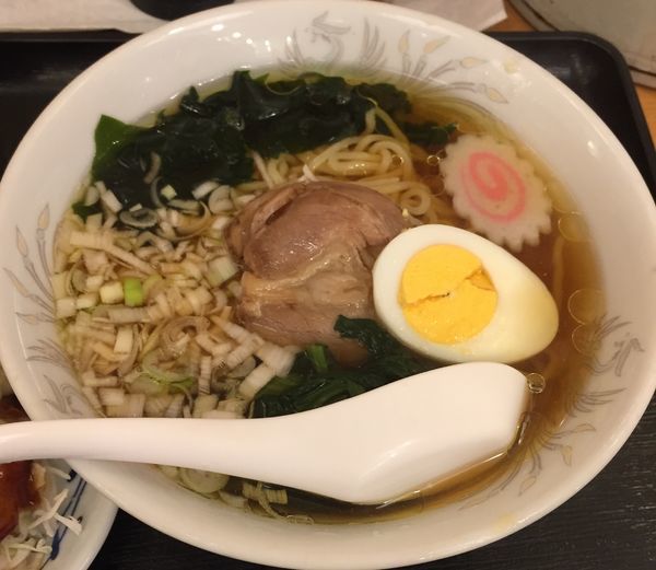 「中華そば＋チキン南蛮（￥390＋￥290）」@大森小町食堂の写真