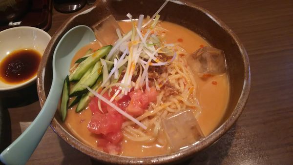 「信州味噌冷やしタンタン麺」@蔵出し味噌 麺場 田所商店 京都伏見店の写真