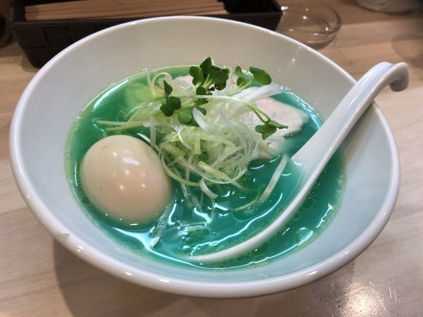 「鶏清湯　青」@濃厚鶏出汁拉麺 吉法師 KIPPOSHIの写真