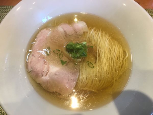 「塩煮干そば650円、鴨中華そば500円」@柴崎亭の写真