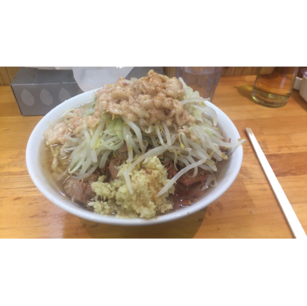 「小ラーメン 野菜チョイ増し他多め」@らーめん つの旨の写真