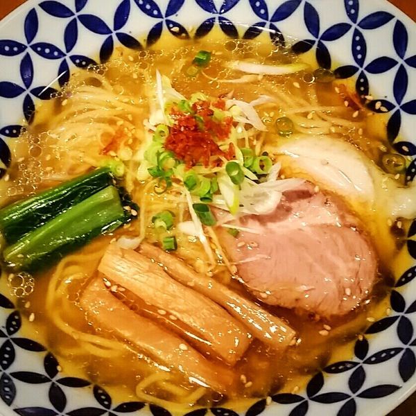 「干し海老油塩らぁめん 750円」@味香房 海居人の写真