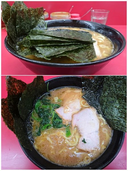 「ラーメン並＋のり」@ラーメン杉田家の写真