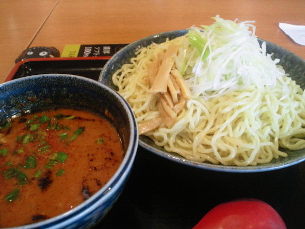 「シビカラ味噌つけ麺２玉（辛さ、シビレ鬼増し）810円」@大志軒 福島泉店の写真