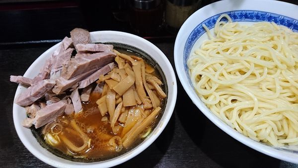 「つけ麺 メンマチャーシュー」@中華そば べんてんの写真