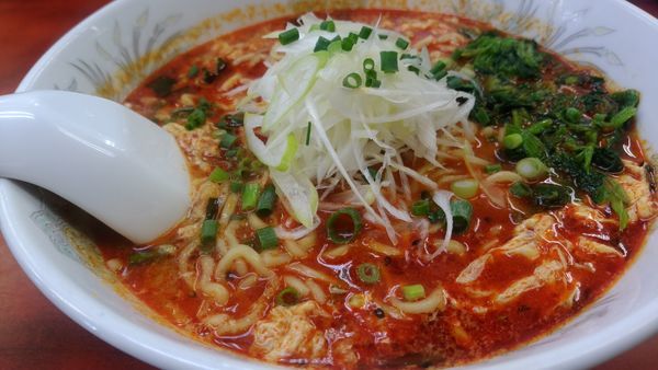 「ドラたんたんめん７５０円辛さ上級」@らーめん ドラごんちの写真