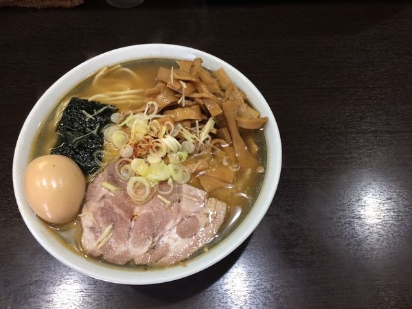 「塩ラーメン メンマ 味玉 ¥1200」@中華そば べんてんの写真