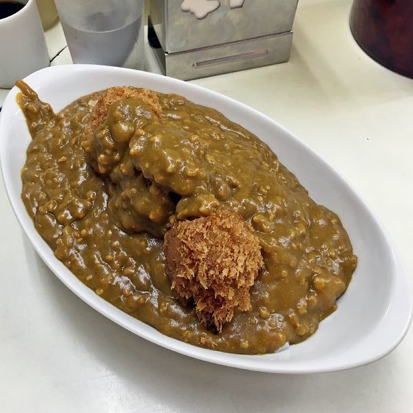 「シュウマイカレー ￥600」@まんてんの写真