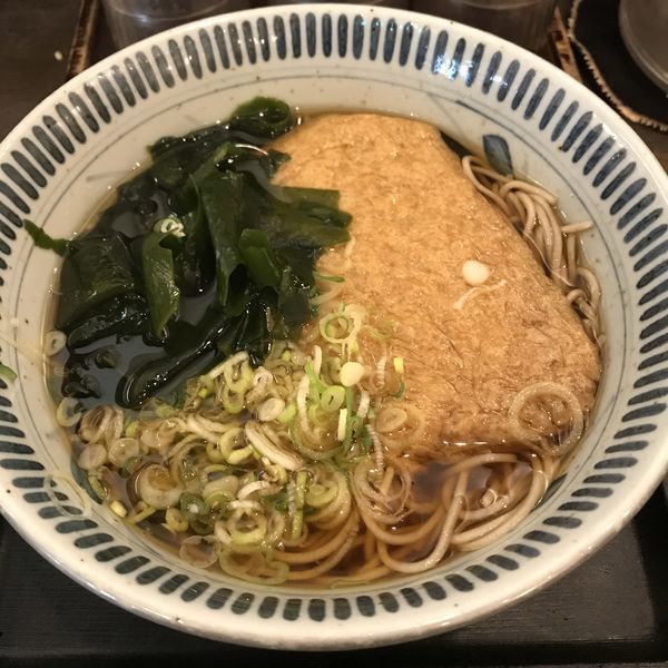 「きつね（￥440）」@本家しぶそばの写真