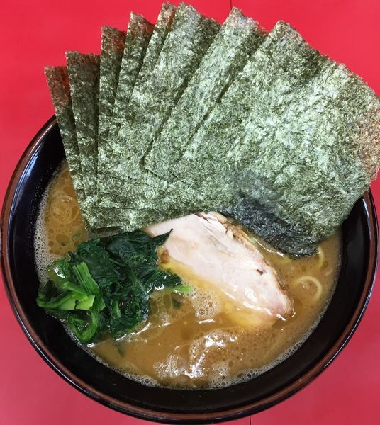 「ラーメン700円+海苔(シャッターサービス)」@田上家の写真