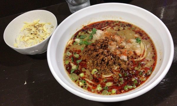「期間限定八王子担々麺(追い飯付)800円」@中華そば 弥栄の写真