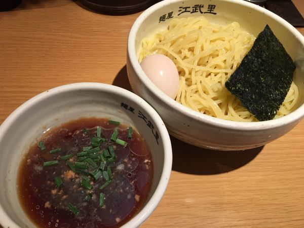 「冷やしつけめん 790円 味玉 100円 大盛り無料」@麺屋 江武里の写真