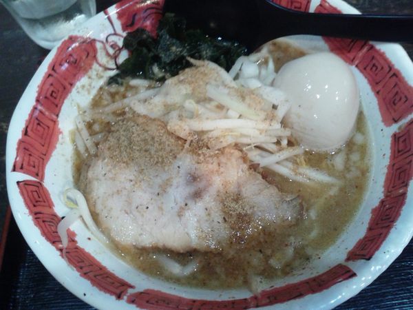 「味噌らーめん味玉セット780円(柏ランパスにて540円)」@柏らーめん まとやの写真