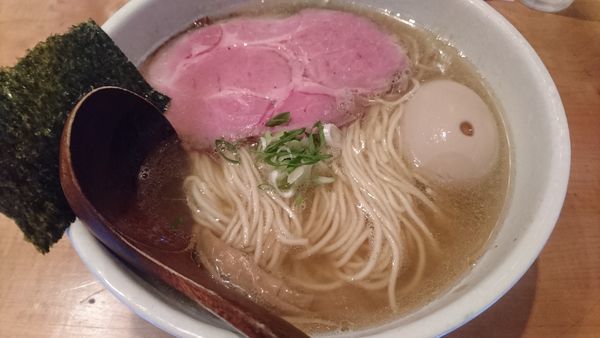 「味たまそば(大盛)」@中華蕎麦 蘭鋳の写真