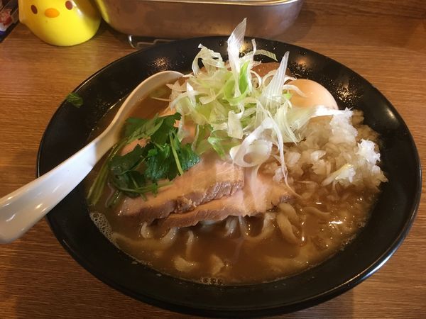 「特製煮干そば+和え玉」@バードメンの写真