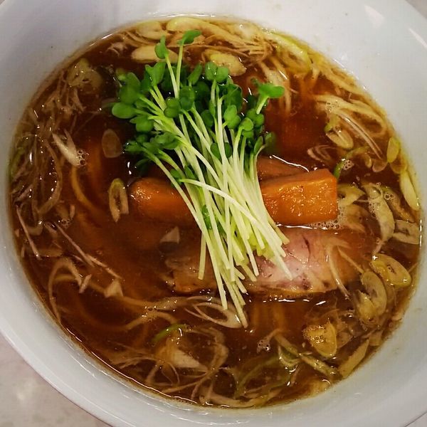 「【本日限定】豚清湯ラーメン（醤油）９００円」@ラーメン星印の写真