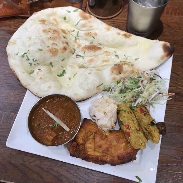 「カバブセット【ポークカレー(日替わり)】」@シターラ・ダイナー エキュート赤羽店の写真