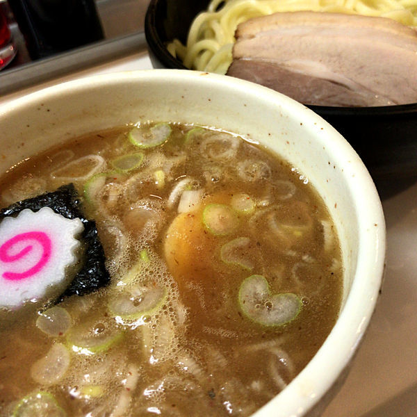 「塩つけめん（少なめ・あつもり）750円」@らーめん・つけめん 満帆 太田本店の写真