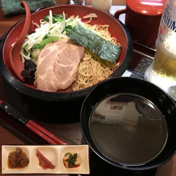 「超ニボシ濃口正油つけ麺」@一酵やの写真