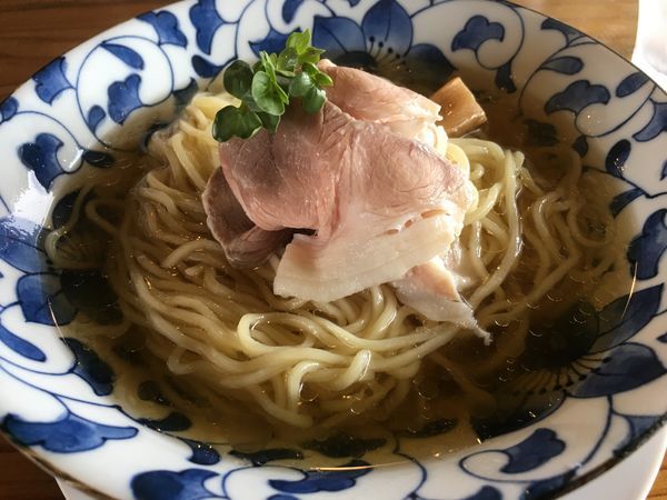 「【限定】 塩 煮干し冷やしそば」@麺処 清水の写真