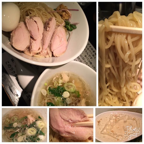 「塩生姜つけ麺　肉玉入り」@塩生姜らー麺専門店 MANNISHの写真