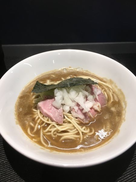 「中華そば醤油＋限定スタミナ丼」@煮干乱舞の写真