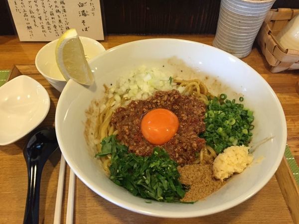 「スパイシー混ぜそば」@中華蕎麦 はざまの写真