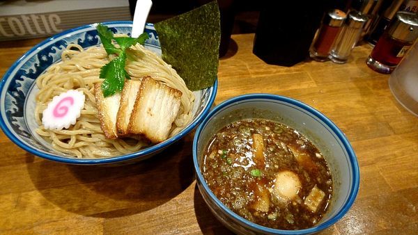 「炙りチャーシュー濃厚つけ麺特盛」@めいげんその写真