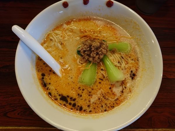 「たんたんめん（硬め）」@らぁ〜めん ぶぃスリーの写真