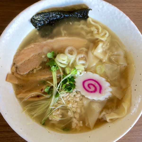 「和風わんたんめん・塩 ¥900円」@佐野らーめん 利休の写真
